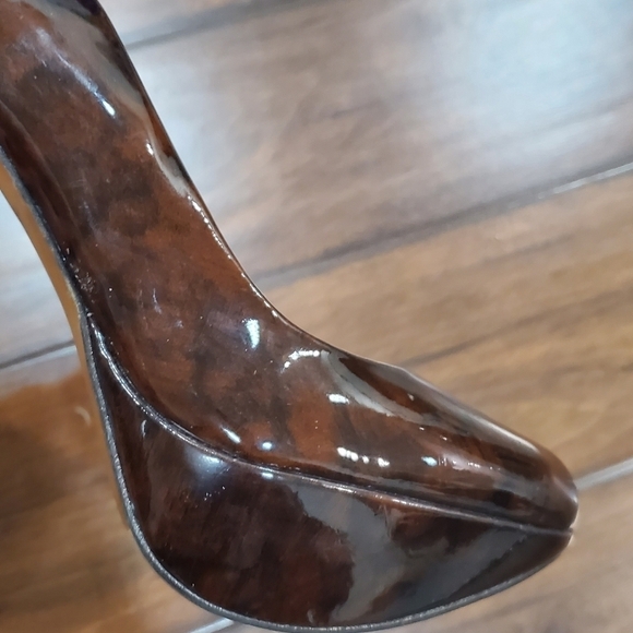 ZARA Tortoise Shell Platform Heels - Picture 11 of 13